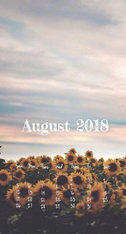 August Calendar Wallpaper | Calendar wallpaper, August calendar, Wallpaper