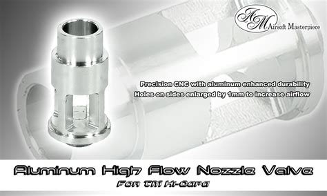 Airsoft Masterpiece Aluminum High Flow Nozzle Valve For Hi Capa1911