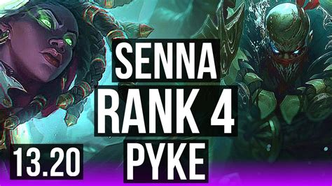 Senna Ziggs Vs Pyke Seraphine Sup Rank Senna Rank