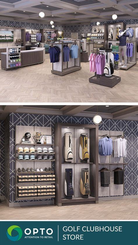 This Clubhouse Golf Shop Boasts Elegant Flexible Wall Systems With