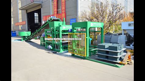 QT4 18 Fully Automatic Hydraulic Concrete Block Making Machine For