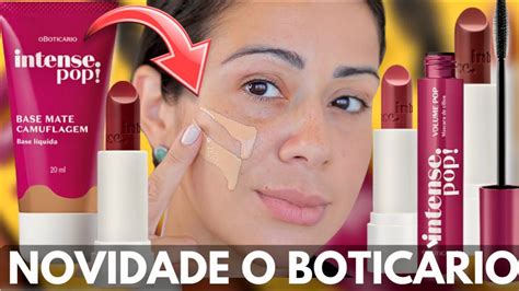 Baratinhos O Botic Rio Linha Intense Pop Base Camuflagem Intense Pop