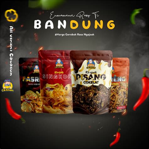 Jual Cikukeun All Varian Keripik Singkong Basreng Bulat Stik Pisang