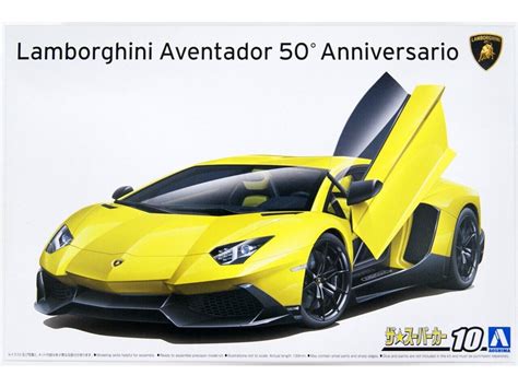 Aoshima Lamborghini Aventador 50° Anniversario 1 24 05982 Plastic Models Plastic Model