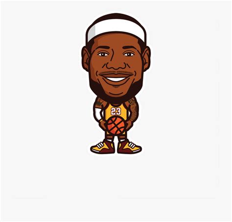 Lakers Player Lebron James - Lebron James Cartoon Lakers , Free ...