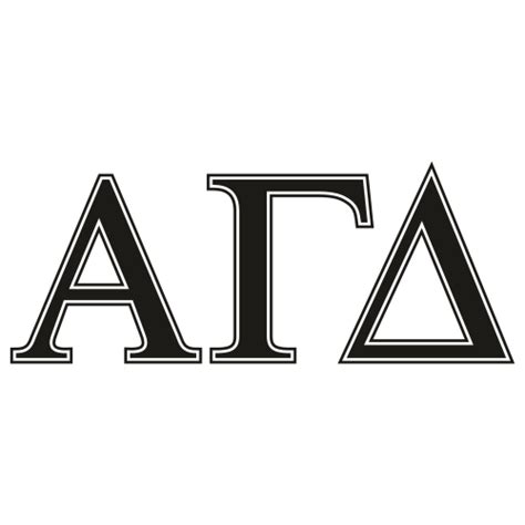 Alpha Gamma Delta Letters