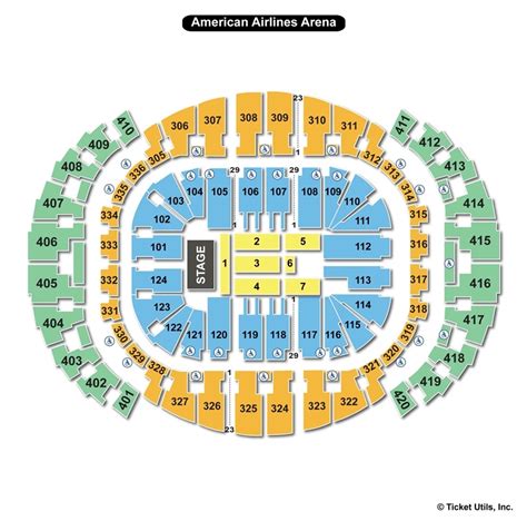 American Airlines Miami Arena Seating Chart - Arena Seating Chart