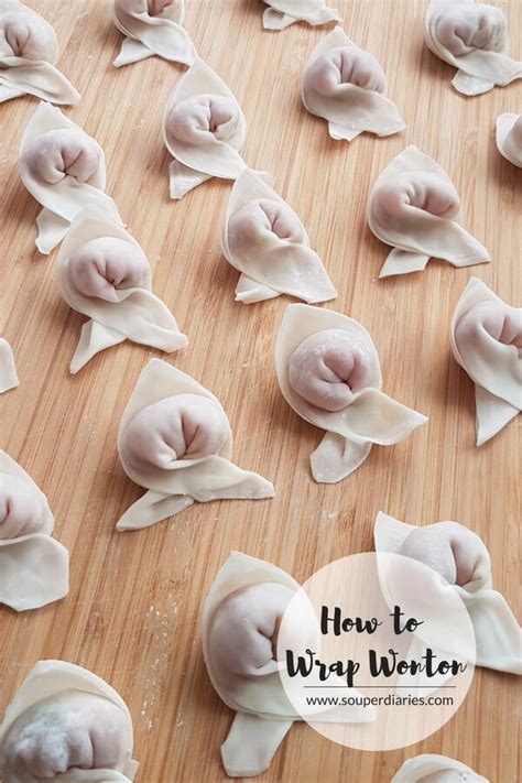 How To Wrap Wonton Dumplings