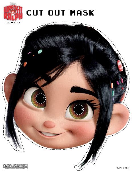 Disney Wreck-It Ralph Halloween Mask Printables