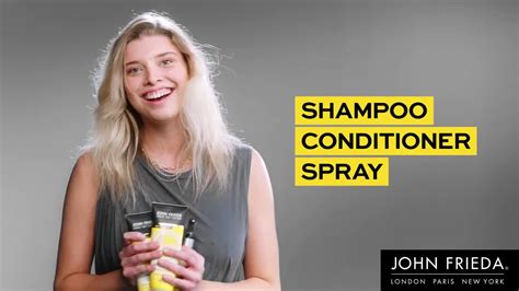 Video John Frieda Brighten Your Blonde In Three Easy Steps Tv