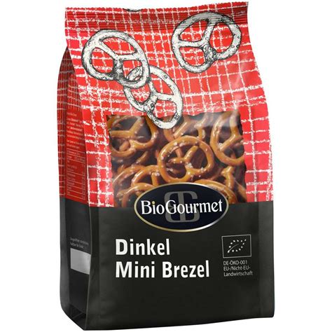 Dinkel Mini Brezel Gebäck Snacks BioGourmet Marken Foodhall