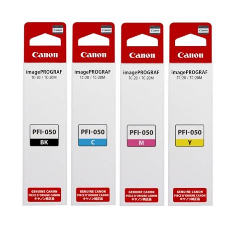 Genuine Canon Pfi Ink Bottle Combo Value Pack Printzone