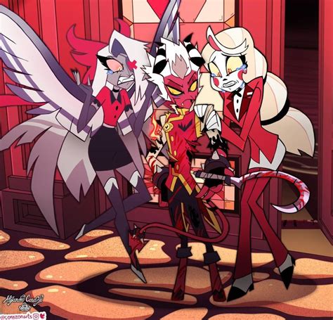 Pin De Jad Awad Em Helluva Boss And Hazbin Hotel Em 2024 Esboços Bonitos Personagens De Anime