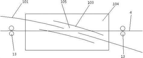 一种无极绳绞车轨道道岔装置的制作方法