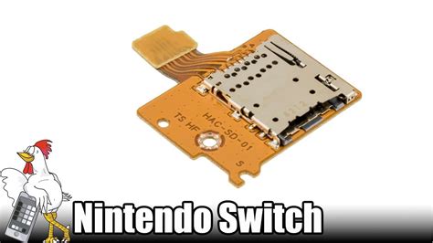 Guía del Nintendo Switch Cambiar lector de tarjeta microSD YouTube