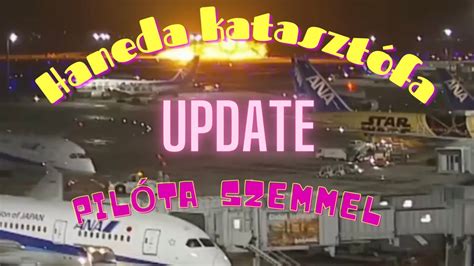 Szerdai repülés Haneda crash update YouTube