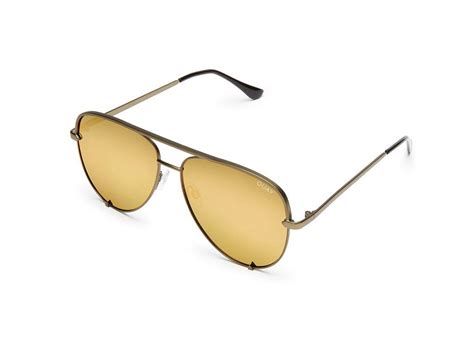 Quay X Desi High Key Aviator Sunglasses