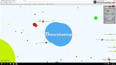 Daily Gaming On Agar Io Instant Merging Server Youtube