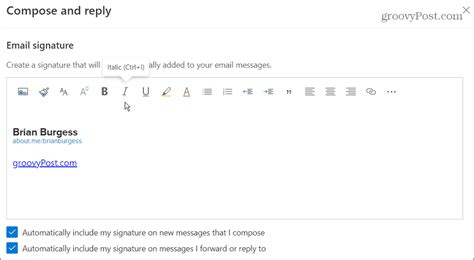 How to Create an Outlook.com Signature