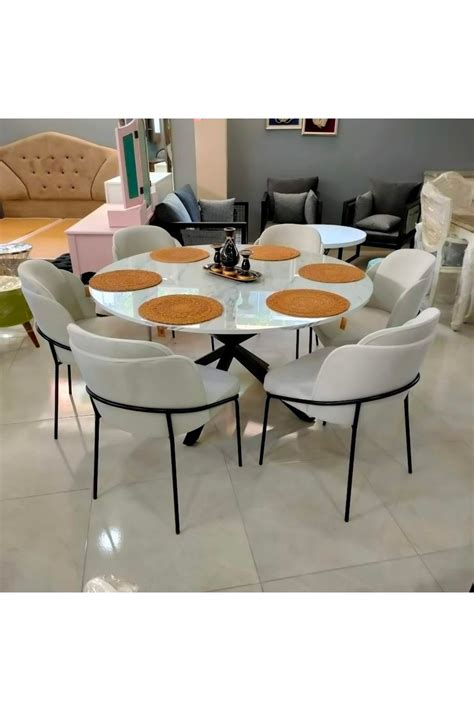 ALTAN HOME 140 Çap Yuvarlak Masa Modern Sandalye Fiyatı Yorumları