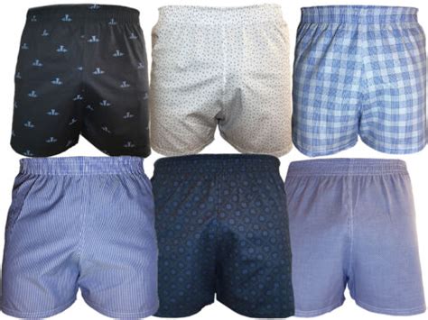 Good Quality Mens Woven Boxers Shorts Print Polycotton Multipack 136 Underwear Ebay