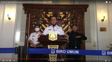 Resmi Perpanjang Psbb Di Jakarta Anies Baswedan Beberkan Alasannya