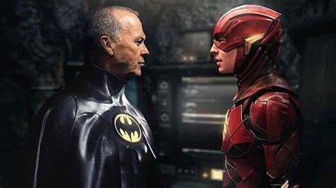 Michael Keaton S Batman Meets Ezra Miller S The Flash In Fan Made HD