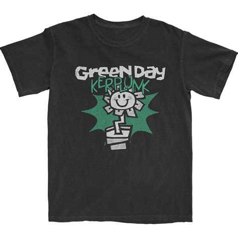 Kerplunk Vintage Flower T-Shirt – Green Day