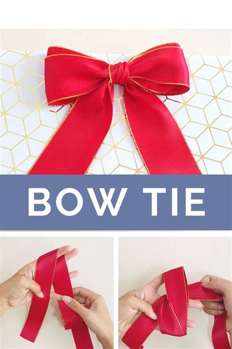 How To Make A Bow Out Of Ribbon Ribbon Bow Tie Tutorial Bows Diy Ribbon Bow Tie Tutorial