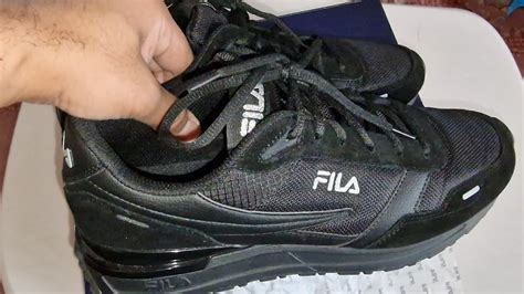 FILA Valado Adv Blk Trainers Shoes Unboxing YouTube