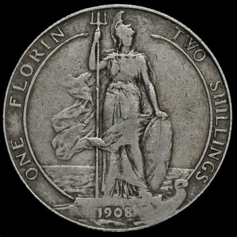 Edward Vii Silver Florin