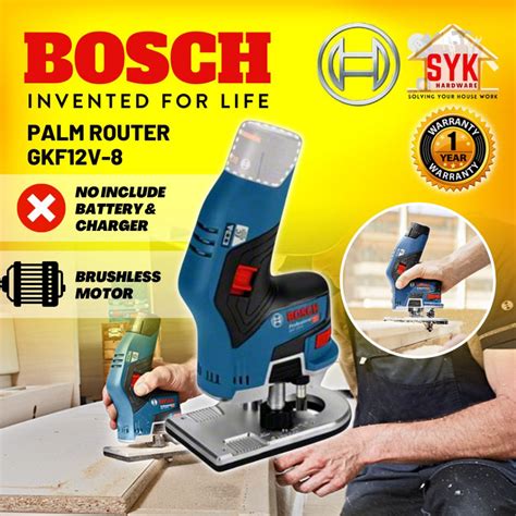 Syk Bosch Gkf V Gkf V Cordless Palm Router Brushless Motor