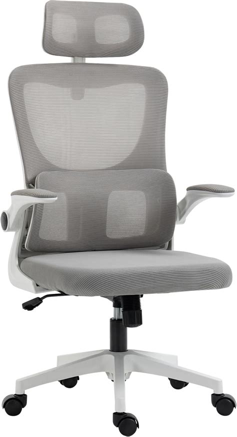 Vounot Chaise De Bureau Ergonomique Hauteur Ajustable Avec Appuie T Te