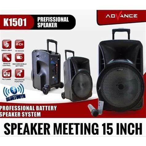 Jual Speaker Meeting Bluetooth Advance K Speaker Pa Hi Fi Portable