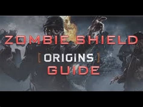 How To Build The Zombie Shield All Part Locations Origins Black