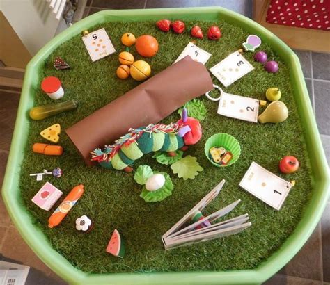 Pin By Cara Wilkinson On Tuff Trays The Very Hungry Caterpillar