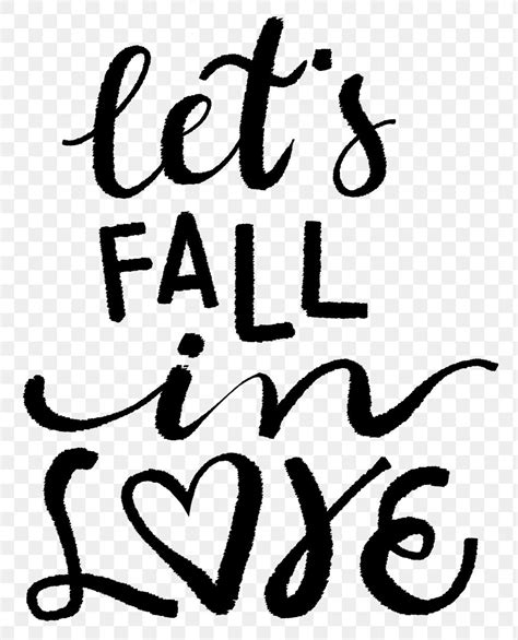 Lets Fall Love Word Png Premium Png Rawpixel