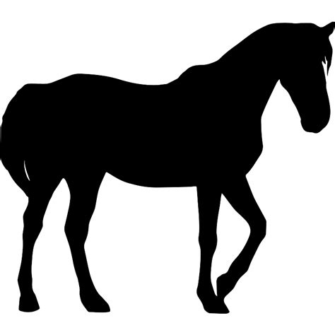 Horse Black Silhouette Vector SVG Icon - SVG Repo