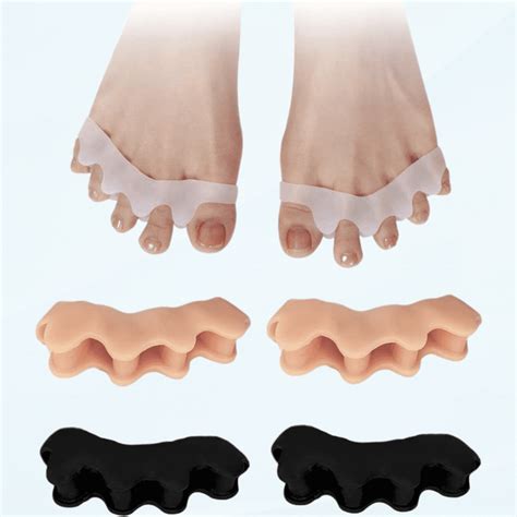 3 Pairs Toe Spacers Soft Gel Toe Separators For Feet Women Men To