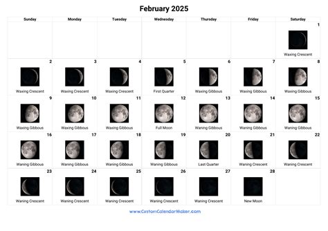 February 2025 Calendar With Moon Phases Pdf Sarah O Brown