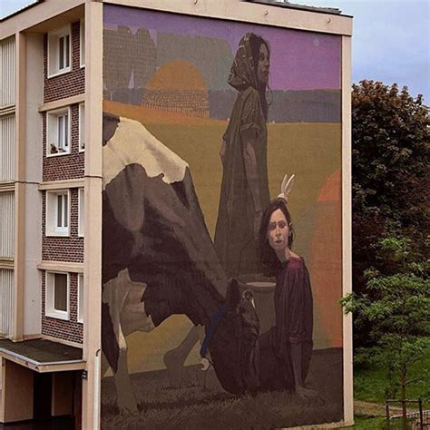 Sainer Etam Cru Countryside Evening In Rouen France 2016 Murals