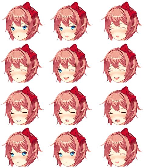 Ddlc Face Sprites