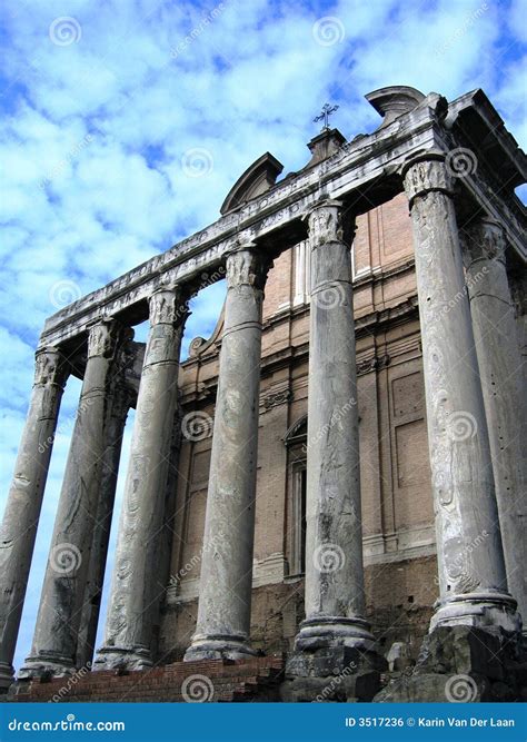 Ancient Pillars stock photo. Image of arts, rome, church - 3517236