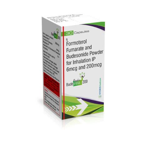 Budesonoid 200mcg Formoterol 0 6mcg Generic Drugs At Best Price In Jaipur Steris