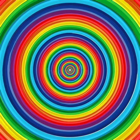 Art Rainbow Circle Abstract Vector Background 10 Stock Vector