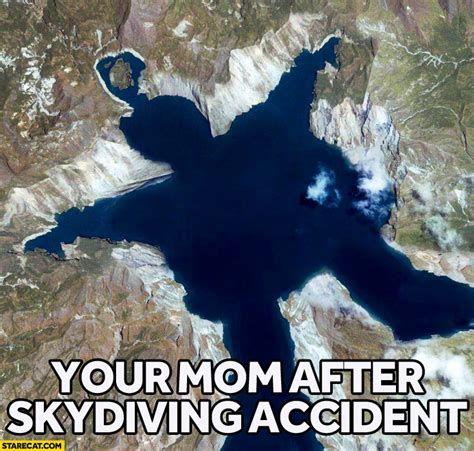 Your mom after skydiving accident | StareCat.com