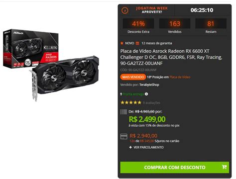 Terabyte On Twitter Oferta Placa De V Deo Asrock Radeon Rx Xt