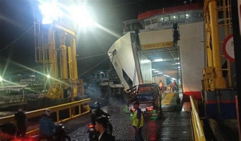 Goriau Sempat Tutup Akibat Cuaca Buruk Sore Tadi Pelabuhan Merak