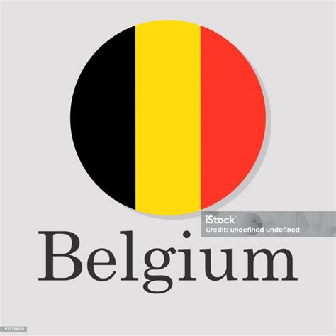 Bendera Belgia Dalam Bentuk Lingkaran Ilustrasi Stok - Unduh Gambar Sekarang - Bayang-bayang ...