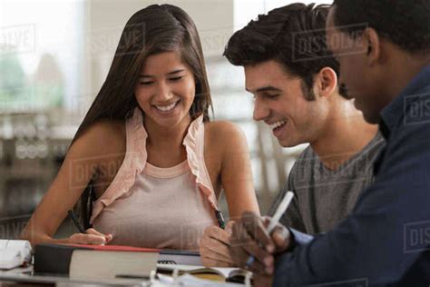 Students Studying Together Stock Photo Dissolve